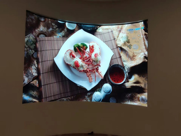 天长室内P2.5弧形LED屏